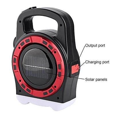 Hb-6678c 20w ergonomic multi-functional portable solar lamp - Prozone
