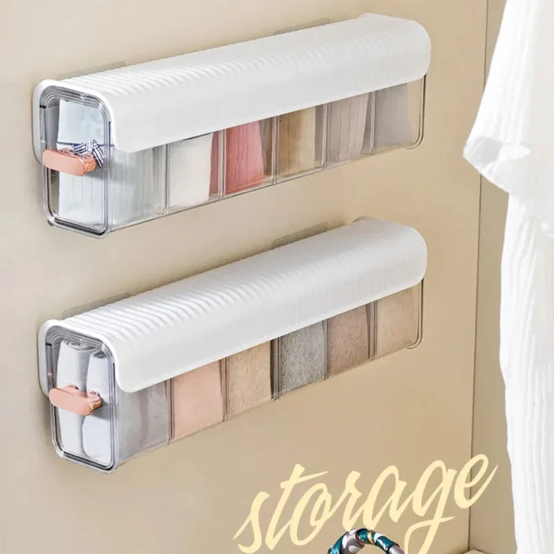 Wall mounted storage box underwear panties organizer - Prozone
