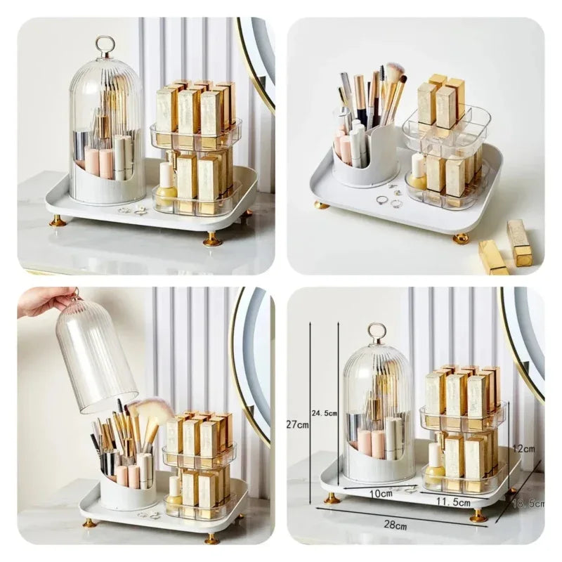 Rotating Cosmetic and Lipstick Organizer - Prozone
