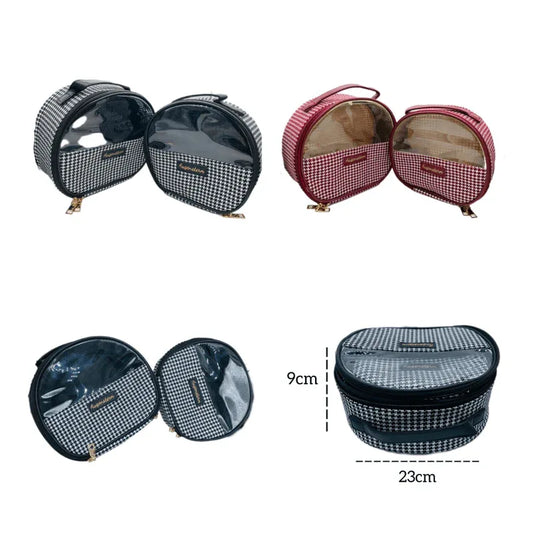 Augenstern travel checks design 2pcs make-up organizer - Prozone