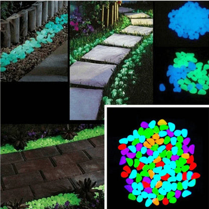 Glow in the dark stones pebbles aquarium - Prozone