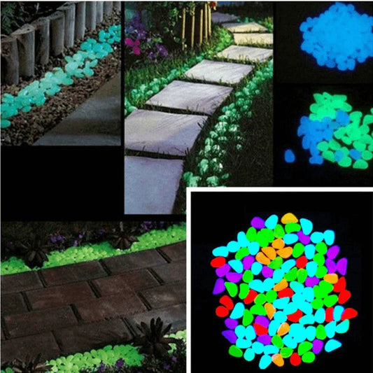 Glow in the dark stones pebbles aquarium - Prozone