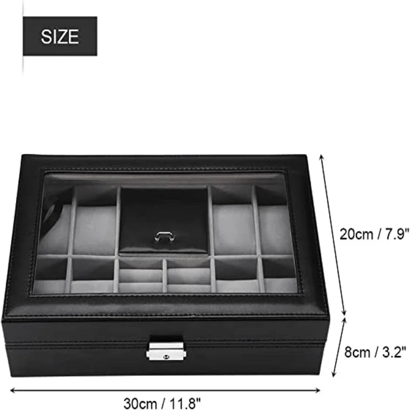 8 slots watch and ring storage case - Prozone
