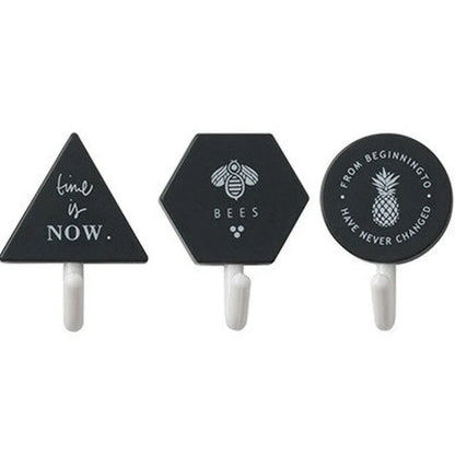 3pcs creative wall door hooks clothes towel key hanger - Prozone
