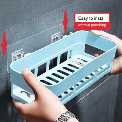 Multipurpose bathroom shelf wall holder storage rack - Prozone