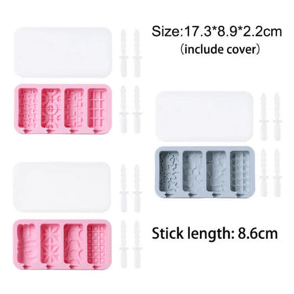 2 pcs silicone ice popsicle mold - Prozone
