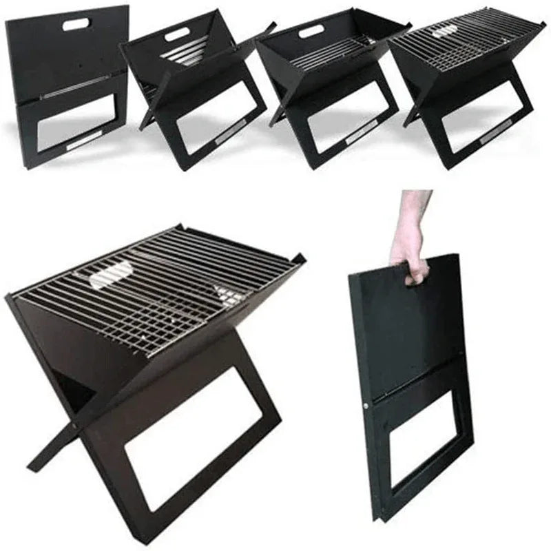 Instant foldable notebook bbq grill - Prozone