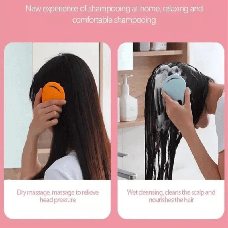 Silicone shampoo shower body hair massager - Prozone