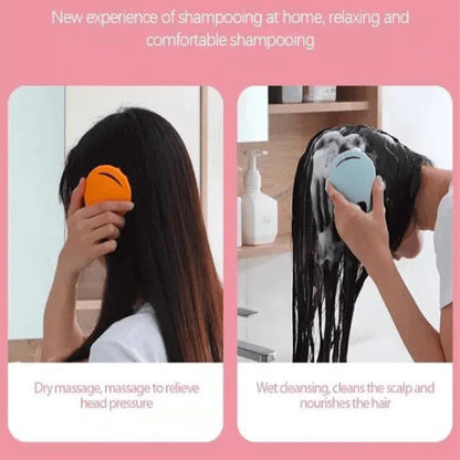 Silicone shampoo shower body hair massager - Prozone