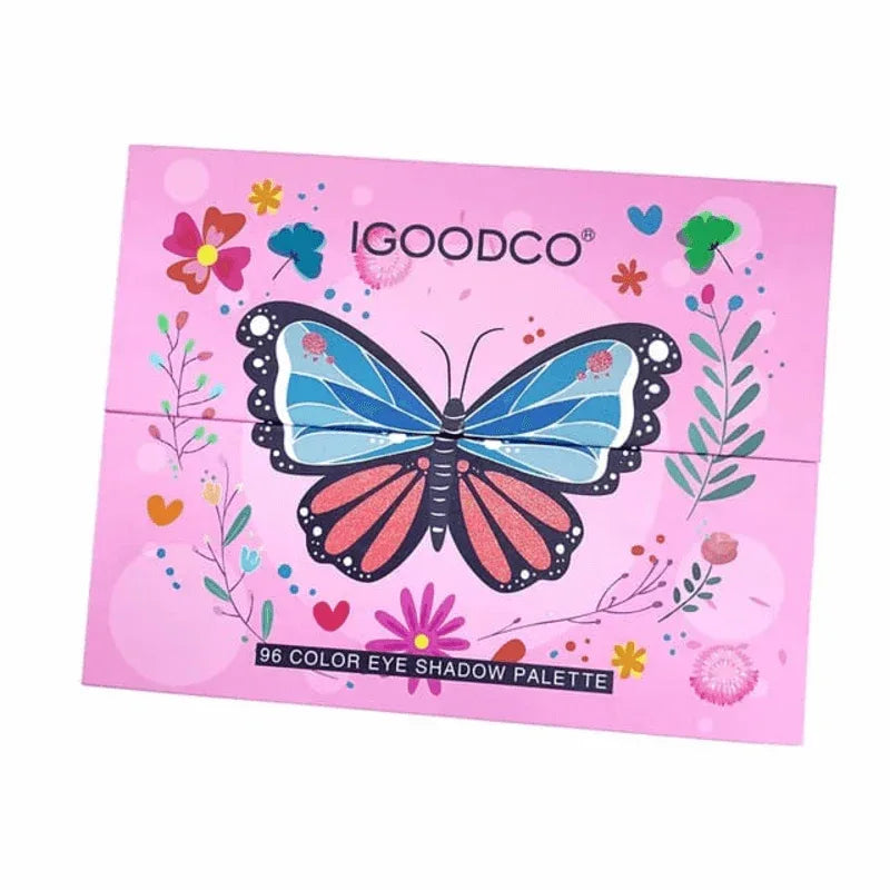 Butterfly pattern 99-color pearly eyeshadow palette - Prozone