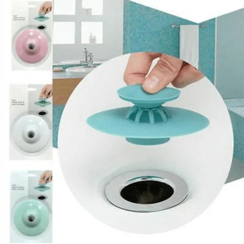 Silicone bathroom anti-blocking sink drain filter plug - Prozone