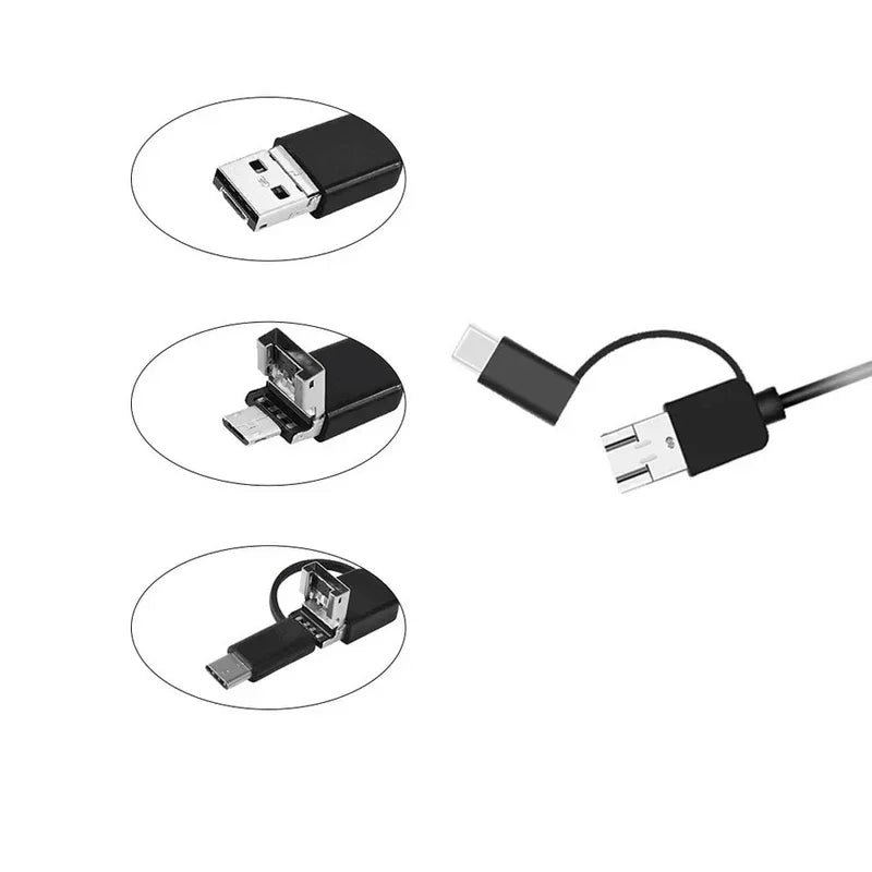 3 in 1 type-c android 6 leds usb endoscope mini camera - Prozone