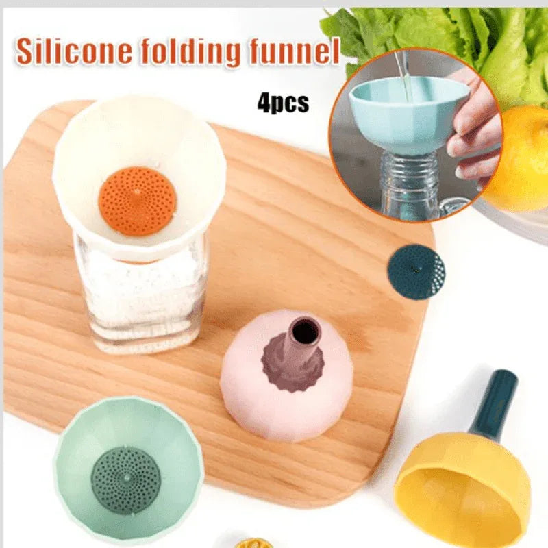 Silicone oil folding funnel - Prozone