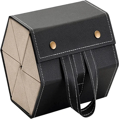 Leather 6 slot sun glasses organizer - Prozone