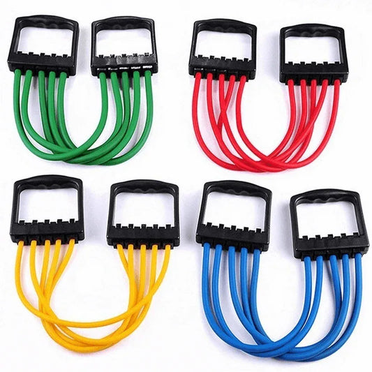 Multi-function 5 rubber tubes chest expander - Prozone