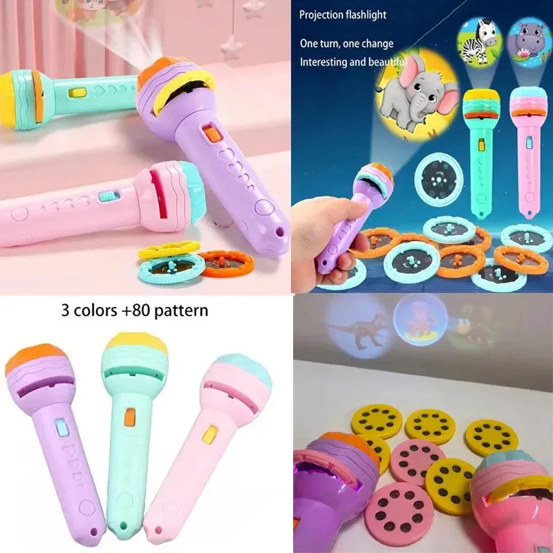 MINI FLASHLIGHT PROJECTOR TOY WITH 3 DISK - Prozone