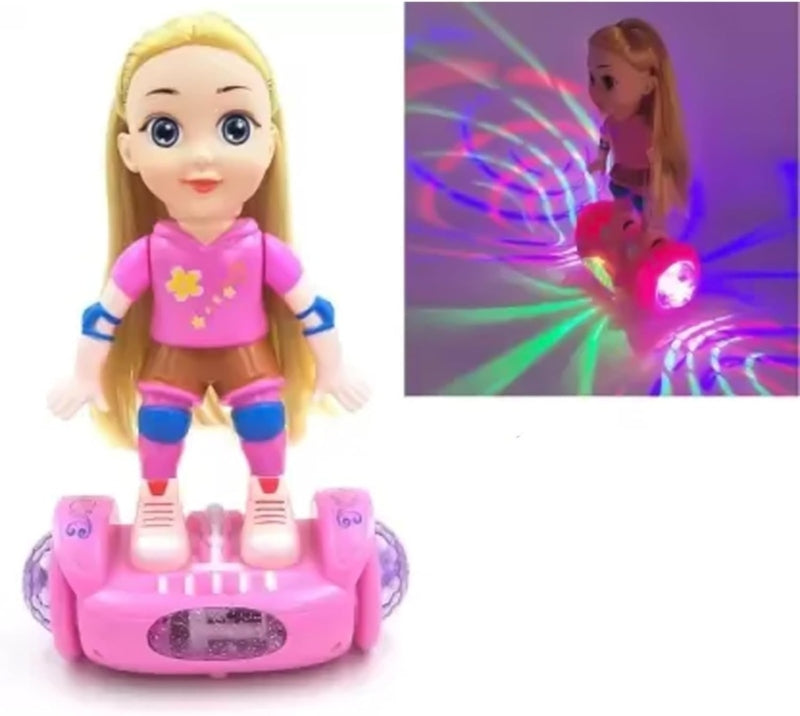 Battery operated skate doll with light sound - Prozone