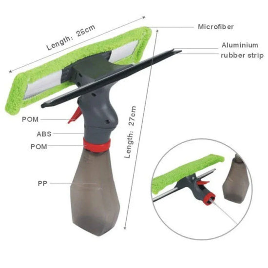 Window cleaner with spray bottle - Prozone