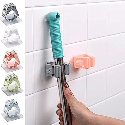 wall mounted mop holder self-adhesive broom holder - Prozone