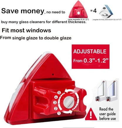 Magnetic glass cleaner - Prozone