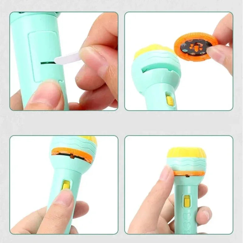 MINI FLASHLIGHT PROJECTOR TOY WITH 3 DISK - Prozone