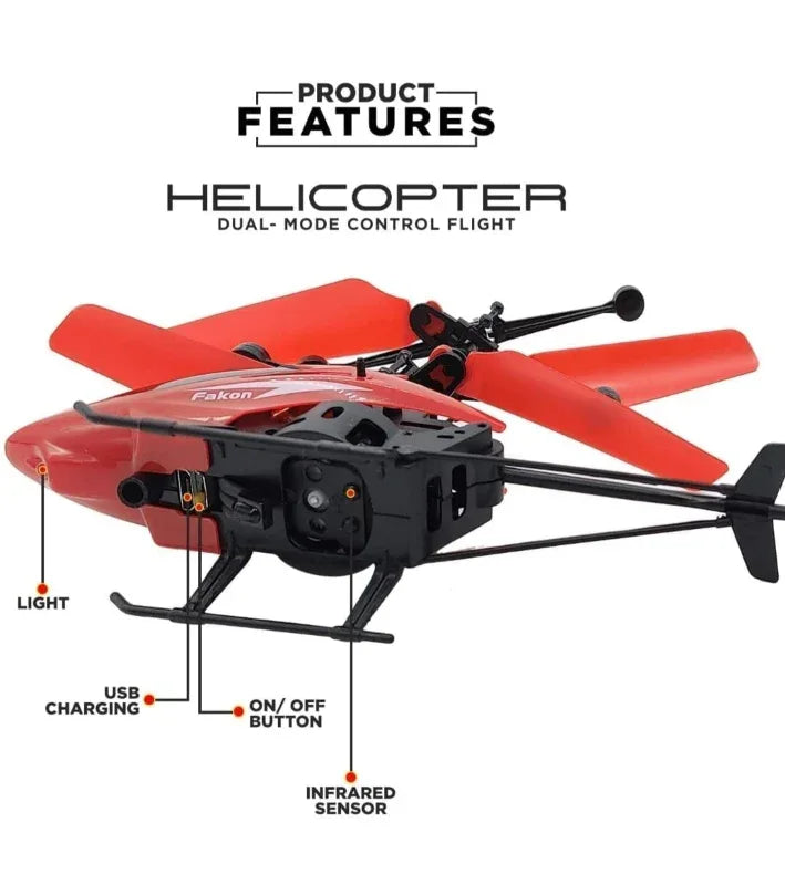 Sensing flight with lights, remote-controlled aircraft, helicopter - Prozone