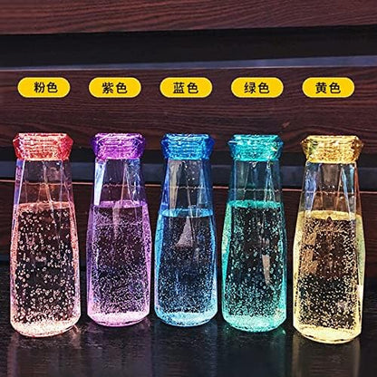 Crystal glass water bottle and plastic lid with box - Prozone