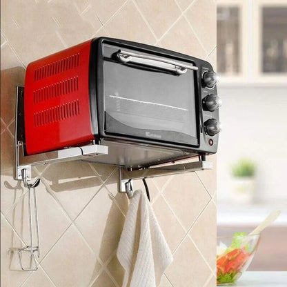 Foldable wall mounted stainless steel frame microwave oven - Prozone
