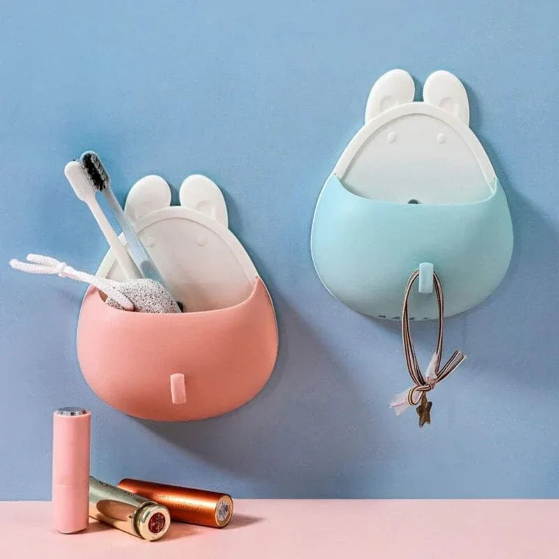 Multifunctional wall-mounted toothbrush storage holder - Prozone