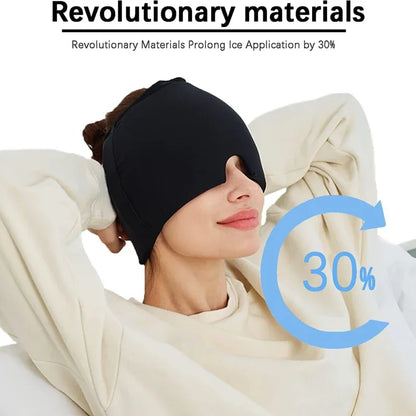 Headache relief hat and migraine cap cold compress - Prozone