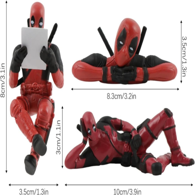 Dead Pool Car Interior Decoration Accessories-3 Pcs