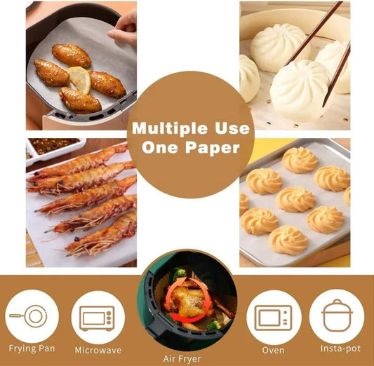 Air fryer disposable papers 50 pcs set - Prozone