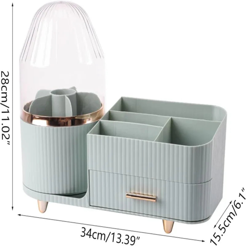 Rotating Brush with Cosmetic Organizer - Prozone