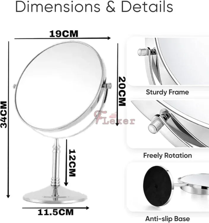 Magnify mirror with plastic frame - Prozone