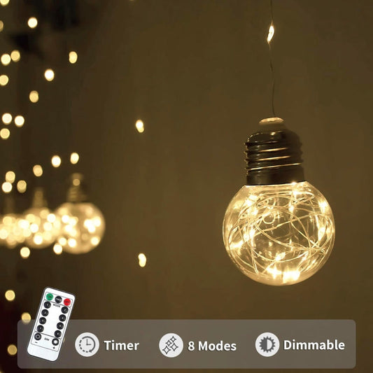 Led Wishing Ball Curtain String Light - Prozone