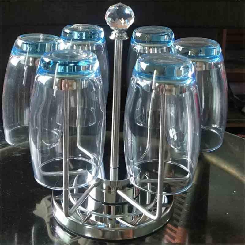 Glass Holder Rack Stainless Steel 6 Cups - Prozone