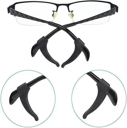 10pc set silicone anti slip ear hooks for glasses - Prozone