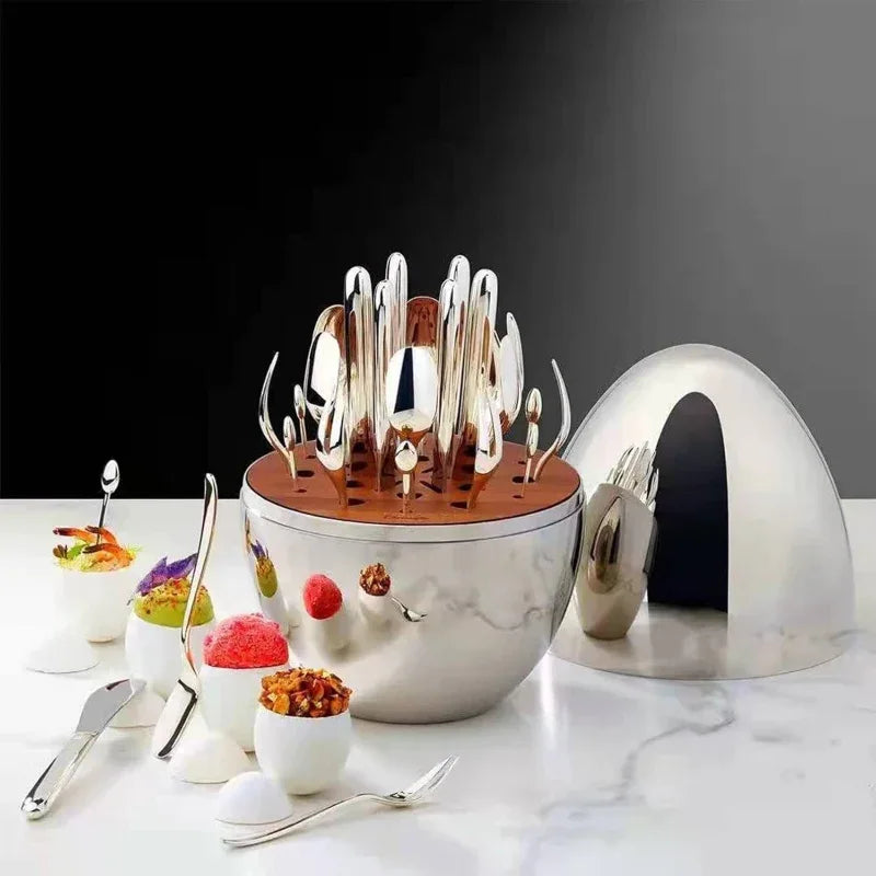 24 piece stainless steel flatware set - Prozone