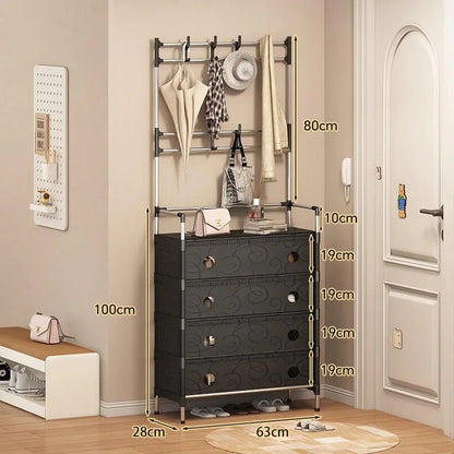 Dust Proof Multifunctional Coat and Shoes Rack - Prozone