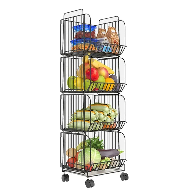 3 best quality basket vegetable and fruit rack - Prozone