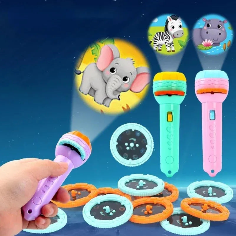 MINI FLASHLIGHT PROJECTOR TOY WITH 3 DISK - Prozone