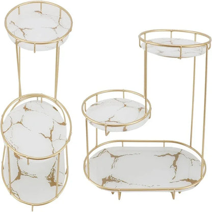 3 Tier Golden Vanity Stand - Prozone