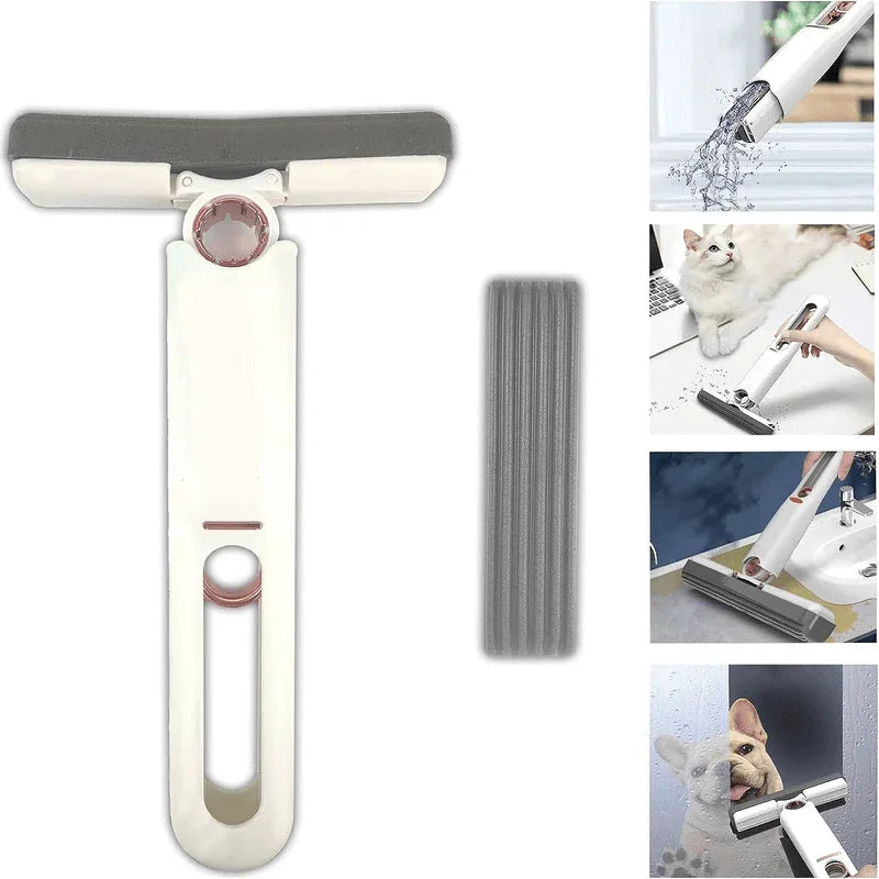 Portable self-squeezing mini mop - Prozone