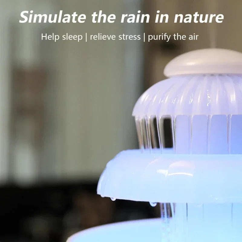 Humidifier Rain Cloud With Color LED Night Light - Prozone