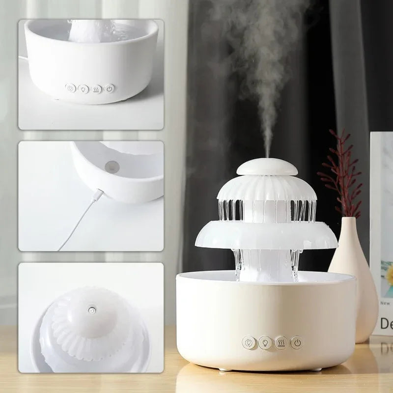 Humidifier Rain Cloud With Color LED Night Light - Prozone