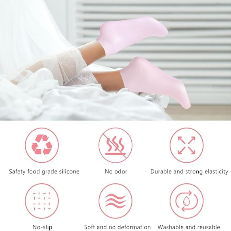 Silicone Gel Moisturizing Socks - Prozone