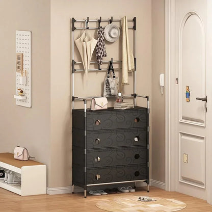 Dust Proof Multifunctional Coat and Shoes Rack - Prozone