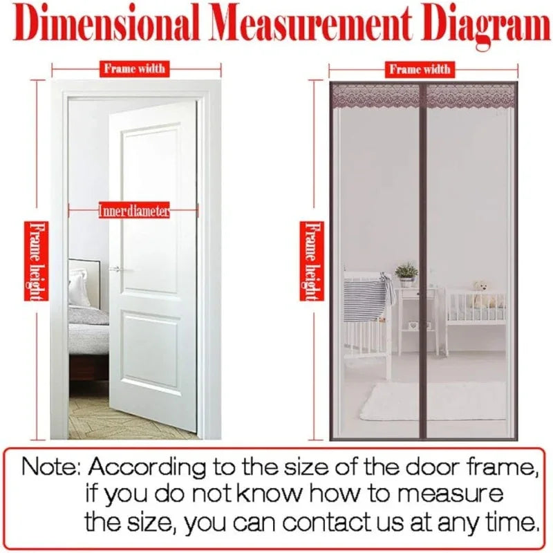 Screen Door curtain With Full Frame Seal - Prozone