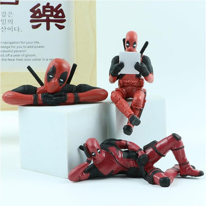 Dead Pool Car Interior Decoration Accessories-3 Pcs