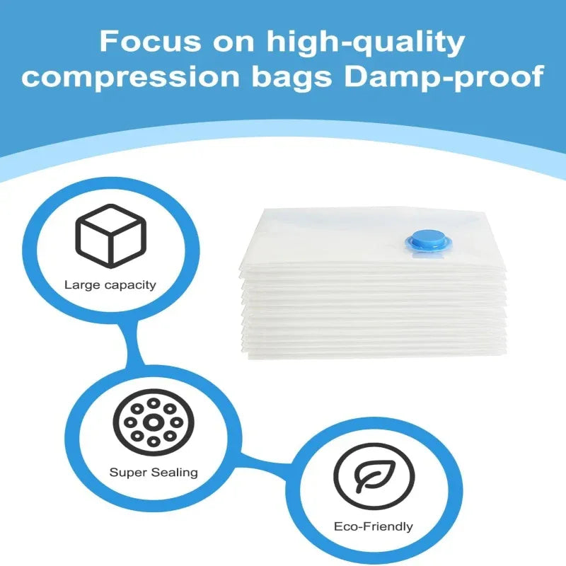 Vacuum storage bags with hand pump - Prozone